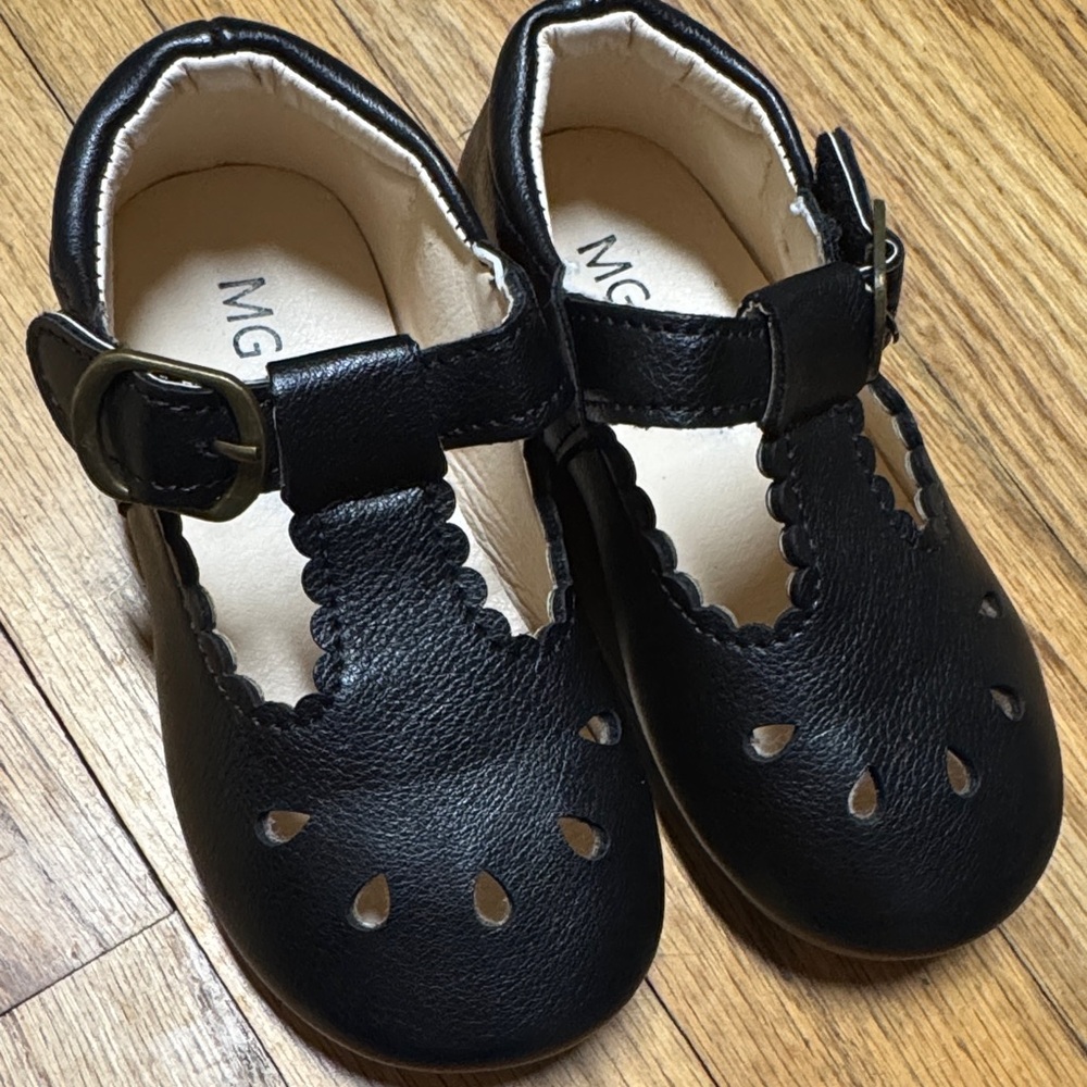 Black Kids Mary Jane Shoes